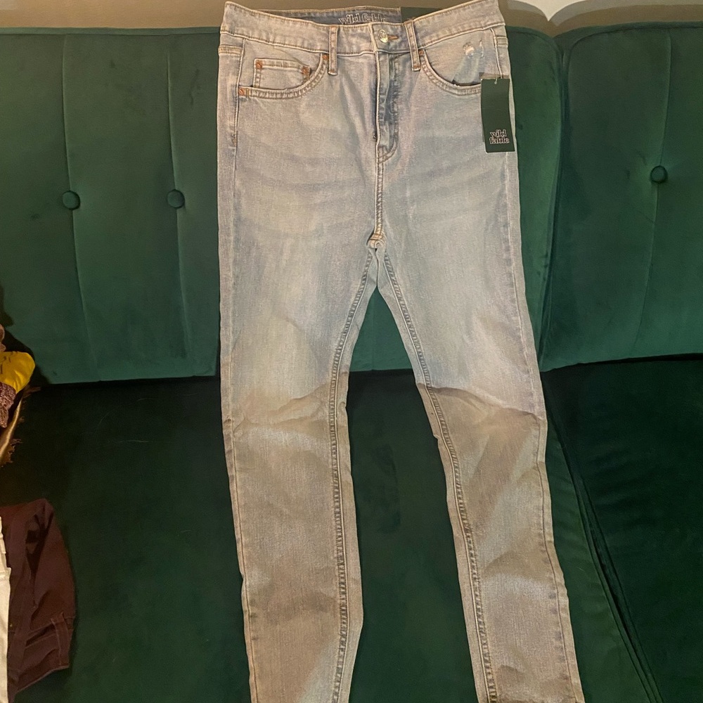 Wild Fable Target Skinny Jeans Light Wash Size 8 NEW
